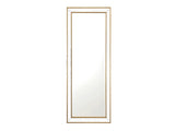 Medium Gold Beaded Framed Mirror - 70cm x 170cm V292-MIRR-BDD006