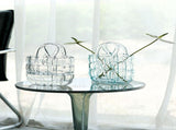 Glass Vase Transparent Hand Basket Living Room Flower Arrangement Creative Bag Fish Tank V1294-YM0626-230531MQ05-1