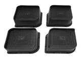 4PCS Bed Risers ABS L Shape Anti Slip Chair Leg Extra Lifts Furniture Riser Stand Blocks for Desk V1294-YM0901-3114230084912