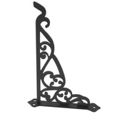 Outdoor Hanging Bracket Black Iron Multifunctional Decorative Plant Hanger for Bird Feeder Lantern V1294-YM0901-3111240046711
