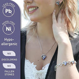 Infinity Love Heart Necklace, Birthstone Necklace for Women, Jewelry for Women with Healing V1164-325777