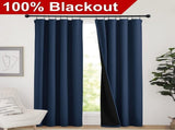 2 Pack 100% Blackout Curtains, Thermal Insulated Window Drapes for Bedroom, Guest Room and Shift V1189-LC-AMZ-00240