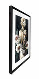 Flower Lady Artwork Framed W Glass Front 60x80cm V637-E646051