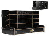 Wooden Storage Box Innovative Desktop Pen Holder Container Stationery Rack OrganizerBlack V1294-YM0721-3117210041511