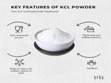 Orku 1Kg Potassium Chloride Powder - Food Grade E508 Salt Substitute V238-SUPDZ-30737270997072