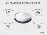 1Kg Potassium Chloride Powder - Pure E508 Food Grade Salt Substitute Replacer V238-SUPDZ-30737270997072
