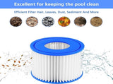 Lay-Z-Spa Filter Cartridge , Compatible with All Lay-Z-Spa Hot Tubs 6pcs V1188-YG516-14915-3