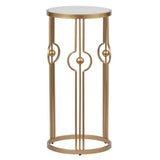 MARBLE ART DECO SIDE TABLE V742-AV44588-DS