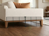 Black Under Bed Blocker for,Under Couch Blocker 13.7H"13.7-27.5L" Sofa Couch Barriers for Dogs V1370-AZ4-22772