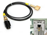 1.7m CGA320 Thread CO2 Soda External Hose Adapter Kit for Kitchen Soda Water Cylinder Bucket V1294-YM0901-3118200067211