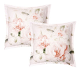 Bianca Pair of Layla White European Pillowcases 65 x 65cm V442-BCA-PILLOWC-LAYLA-WHITE-EU