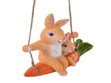 Gardening Pendant Rabbits Pattern Exquisitely Carved Romantic Feel Home Decoration V1294-YM0523-3111210411111