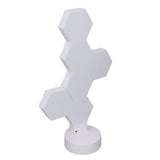 6PCS LED Hexagon Lights for Wall Wireless RGB Music Sync DIY Hexagon Gaming Light with Remote V1294-YM0901-3119240118611