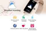 Smart Watch Women Fitness Tracker Sport Bracelet for Android iOS Phones-Gold V1263-JX-7697-1