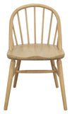 Vera Solid Oak Dining Chair - Set of 2 V199-CH050OVRSF2NU