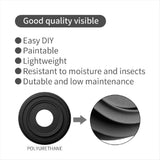 2pack PU Ceiling Medallions Ceiling Cover Plate Medallion for Light Fixtures and Ceiling Fans,12-1/4 V1369-AZ3-W-09224