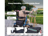 Rollator Walker with Seat for Seniors, Foldable Rolling Walker, Lightweight Aluminum Mobility V952-ZLZXQLSLHJQ13HJYW001V0