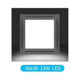Powerful Bathroom Exhaust Fan With Led Lights 30*30Cm Exhaust Fan White Abs Smile Home V1189-LWWAL-20260327-04399