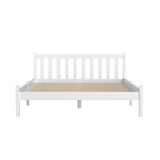 Artiss Bed Frame Double Size Wooden White SOFIE WBED-D-001D-WH