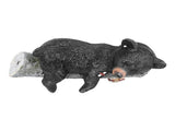 Black Bear Figurine Resin Funny Cute Exquisite Animal Art Statue for Garden Yard Decoration V1294-YM0706-3111230195111