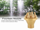 1" DN25 2 Tier Center Straight Style Fountain Nozzle Garden Pond Spray Tool V1366-AZ2-W-18526