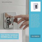 Shower Bath Mixer Tap Bathroom WATERMARK Approved - Chrome V63-827881