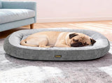 Pawz Pet Bed Washable Plush Orthopedic Soft Non Slip PT1363-M-GY-AU