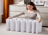 Transparent Brown 6-Layer Foldable Shoe Storage Tower with Transparent Display Panel & Back V888-ELOSUNG45713