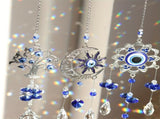 3pc Evil Eye Crystal Sun Capture Pendant Suitable for Home Window and Garden Hanging V1102-EMZS-001
