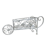 French Country Decorative Wheelbarrow Planter 40cm V637-03806WBR
