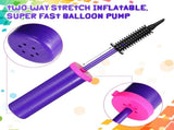 16 Pcs Handheld Balloon Air Pump Air Pump for Balloons, 2 Way Dual Action Manual Balloon V1258-DP02-C-2755