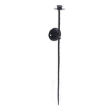 Wall Mount Candle Holder European Style Metal Spiral Candlestick Holder for Porch Bedroom Dining V1294-YM0901-3115250004612