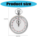 Durability Mechanical Stop Watch Stopwatch Timer Water and Shock Resistant for Professional Sports V1192-AZ-W-23356
