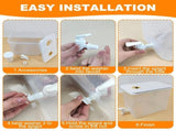 Food Storage under 10,2.5 Gallon Refrigerator Beverage Dispenser With Leak Proof Lid Filter Juice V1369-AZ3-W-19999