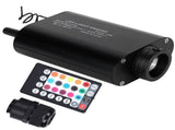 Fiber Optic Light Engine with Remote Control 12W RGBW Ceiling Lighting for Bluetooth APP V1294-YM0901-3119210004311