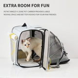 PETKIT Breezy X ZONE Pet Carrier - Grey Yellow V390-EAN13B3G