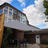 2X3M Waterproof UV-Protective Sun Sail for Outdoor Shade, Gray, 2x3m V1188-MS-325-0997