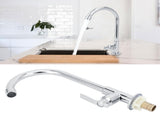 G1/2 Sink Faucet 360 Degree Rotating Stainless Steel Cold Water Tap Kitchen Bathroom Supply V1294-YM0718-3112200142911