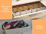 Tutuviw Wardrobe Clothes Organizer for Jeans, Upgraded Drawer Organizers for Clothing with Handle V1189-WXFWAL-20260319-01130