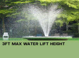 Protege 20W Solar Fountain Submersible Water Pump Power Panel Kit Garden Pond V219-PMPFPKPROAN10