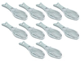 10Pcs Fish Scale Remover Portable Hand Held Hangable Compact Efficient Fish Scaler Brush for Kitchen V1294-YM0714-3118210302811