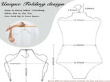 15 Pcs Foldable Body Shape Bikini Wire Swimsuit Hanger Metal Lingerie Organizer Bathing Suit V1258-DP02-C-2273