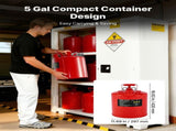 Safety Gas Can, 19 L Type II Red Safety Can for Gasoline with Stainless Steel Flame Arrester, V952-IIXAQGHSJS5J6X3JB001V0