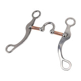 Horse Snaffle Bit Stainless Steel Rose Gold Plated Gag Loose Ring Outdoor Garden Cultivation V1294-YM3111220274211-0421
