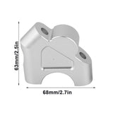 Motorcycle Handlebar Riser Adapters, Aluminum Handlebar Riser Clamp Height Up Adapters for V1192-AZ-W-16845