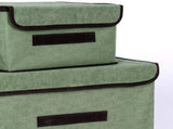 4 Pcs Non Woven Storage Box Case Dustproof Collapsible Two Large and Two Small for Household Home V1294-YM0512-3117220250911