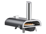 Outdoor Pizza Oven, 12 in Wood Fired Pizza Ovens, Pellet Pizza-Stove with Thermometer & Electric V952-BXPSLDNZWDJPCLPZU001V9
