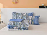 Blue Nordic Stripe Haven Comforter Quilted Doona Set V745-AB010904AJ3