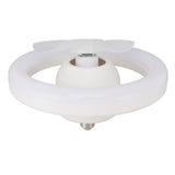Ceiling Fan Light 360 Degree Rotate Dimmable E27 Adjustable LED Lamp 5 Blade 48W with Remote Control V1294-YM0706-3119230096611