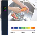 5-in-1 Salinity Digital Tester,Rechargeable Multifunctional High Accuracy Water Temperature V1192-AZ-W-28662